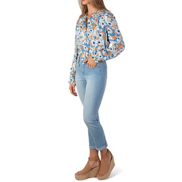 NWT $168 Joie Limited Edition Bohemian Floral Peasant Top - Picture 5 of 16